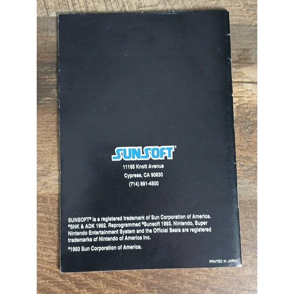 World Heroes 2 (Super Nintendo, SNES) Complete CIB - Tested - Picture 3 of 15